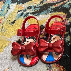 Qty 2 Mini Melissa Sandals Size 7c